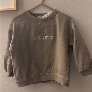 Zara NWT embroidered crewneck sweatshirt - size 1.5 boys “BECKETT”